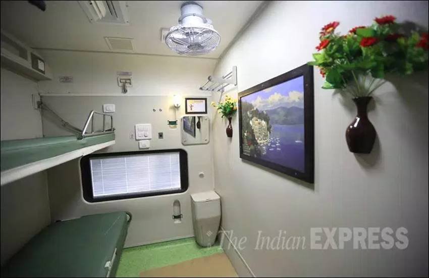 new train, indian railway, new indian train, new compartment train, IRCTC, indian railway, indian railway, new train coaches, irctc, railway booking, New railway Coaches, indian Railway pic, indian railway photos, refurbished coaches, improved interior, Mahamana Express, Mahamana Express Speed, Mahamana Express fare, Delhi, Varanasi, Delhi to varanasi, Indian railways