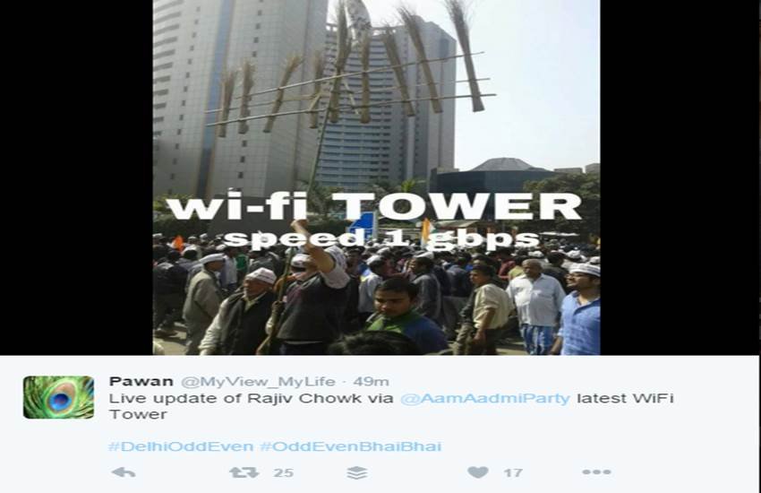 #OddEvenBhaiBhai, Rajiv Chowk, arvind kejriwal, exam of kejriwal government, odd even formula, Odd-even policy, Odd Even scheme, Odd Even scheme, delhi pollution, aap governmet, odd even news, अरविंद केजरीवाल, ऑड ईवन, अरविंद केजरीवाल, आम आदमी पार्टी, टि्वटर ट्रेंड, दिल्‍ली प्रदूषण