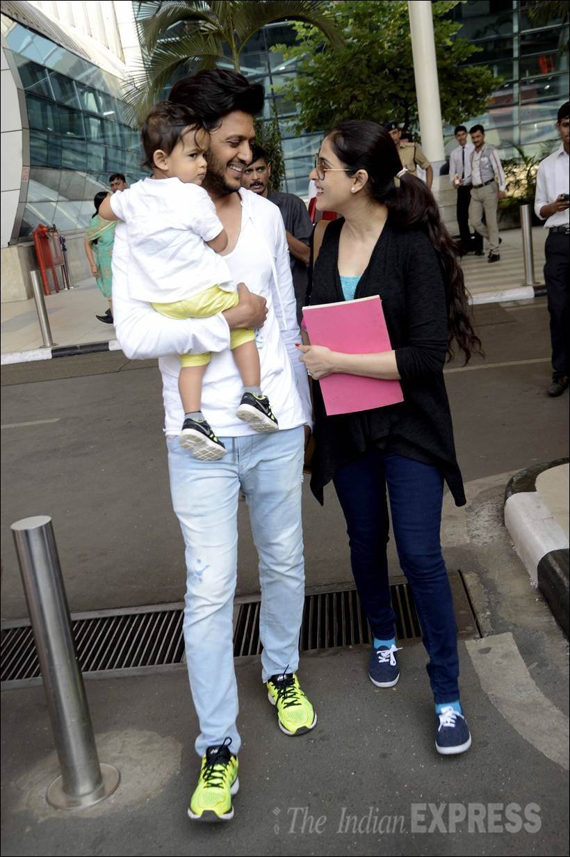 john abraham, priya runchal, john abraham wife, john priya, john priya pics, john abraham wife pics, riteish deshmukh, genelia dsouza, riaan deshmukhe, riteish genelia riaan, riteish genelia riaan pics, riteish deshmukhe genelia dsouza pics