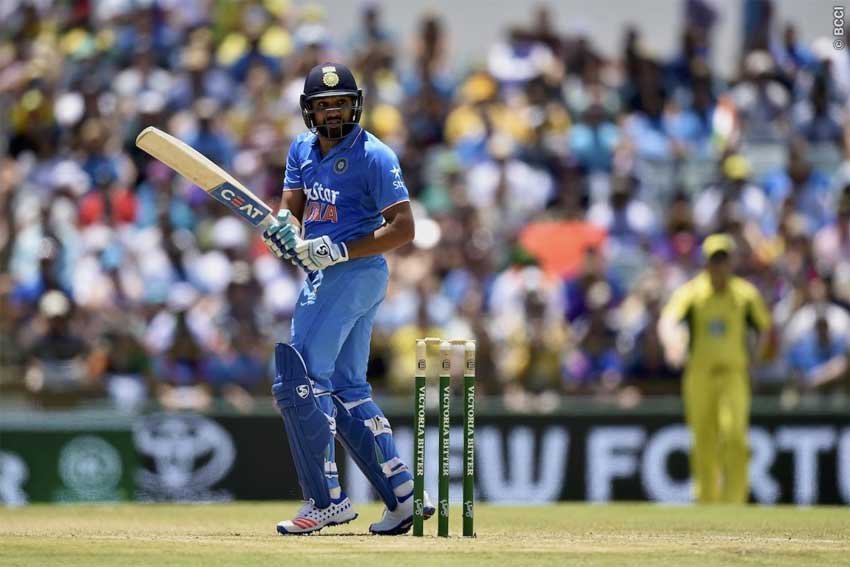 Rohit Sharma Perth, first Indian centurion at Perth, Rohit Sharma century, Rohit Sharma ton, crciket live blog, Live Cricket Score, India vs Australia, 1st ODI Perth, team India, Australia, WACA ODI, Ind vs Aus live cricket score, Cricket NEWS, भारत ऑस्‍ट्रेलिया, वन डे मैच, वनडे, क्रिकेट स्‍कोर, लाइव क्रिकेट, महेंद्र सिंह धोनी, एमएस धोनी, रोहित शर्मा का शतक, रोहित की सेंचुरी