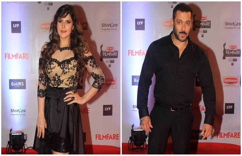 Zareen Khan, Salman Khan, walked out, film fare award, bollywood news, सलमान खान, जरीन खान, अवॉर्ड शो, सीट, latest bollywood news