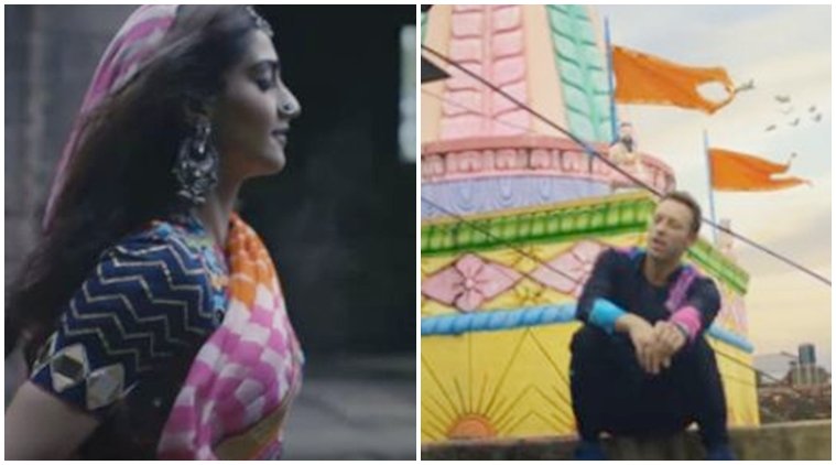sonam kapoor, coldplay, chris martin, beyonce, hymn of the wekeend, sonam kapoor coldplay, sonam kapoor chris martin, sonam chris martin, entertainment news