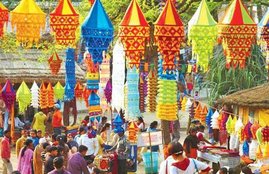 Uttar Pradesh, Theme, State, 32nd International, Surajkund Handicraft Fair, International Surajkund Handicraft Fair