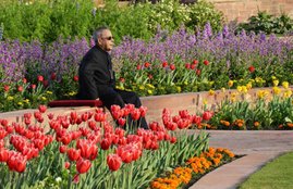 General public today, Mughal Gardens, president pranab mukherjee, Rashtrapati Bhavan