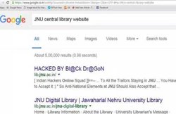 जेएनयू सेंट्रल लाइब्रेरी की वेबसाइट हैक, लिखा- कश्मीर का मुद्दा उठाकर आप इसे हासिल कर लेंगे?