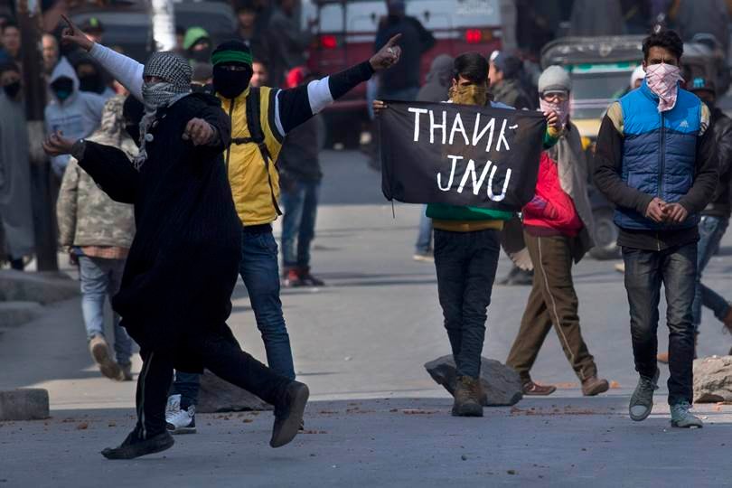 Kashmir Protest, Thank you JNU, Afzal in Our Hero, Islamic State, Pakistan Flag, Kashmir