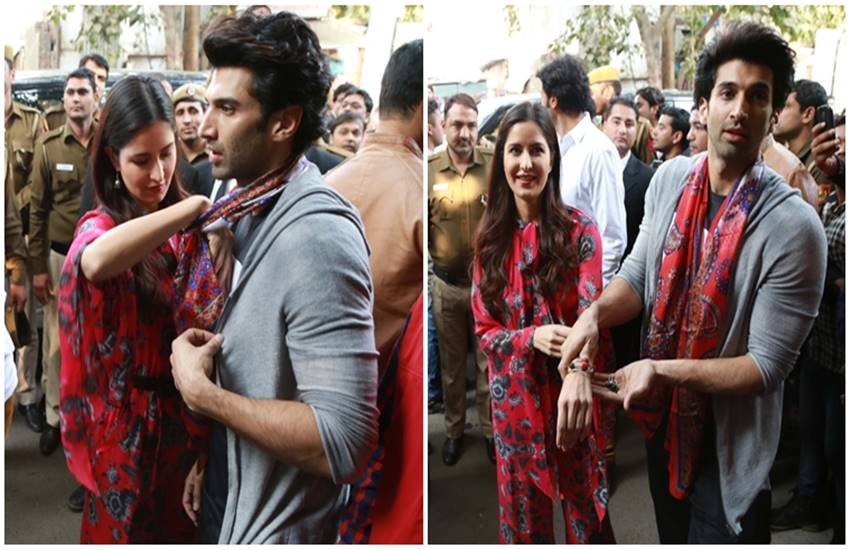 Katrina Kaif, Aditya Roy Kapoor, fitoor,delhi janpath, shopping movie promotion