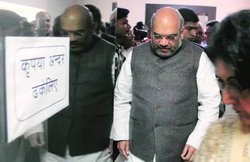 UP: अमित शाह का कार्यकर्ताओं को फरमान- हर घर जाकर पूछो क्‍या आप सहेंगे देशविरोधी नारे?