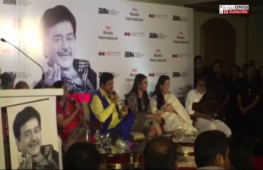 Shatrughan Sinha, Amitabh Bachchan, Bharti Pradhan, Poonam Sinha, sonakshi sinha, subhash ghai, Shatrughan Amitabh rivalry, Anything But Khamosh, bollywood news, latest news, latest bollywood news, bollywood affairs, bollywood gossips, bollywood, entertainment video, शत्रुघ्‍न सिन्‍हा, अमिताभ बच्‍चन, ‘एनीथिंग बट खामोश’
