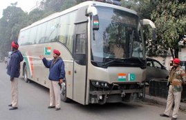Punjab Police, delhi-lahore bus service, delhi-lahore bus jat agination, jat reservation protest, latest news jat protest, Indian-pak relationship