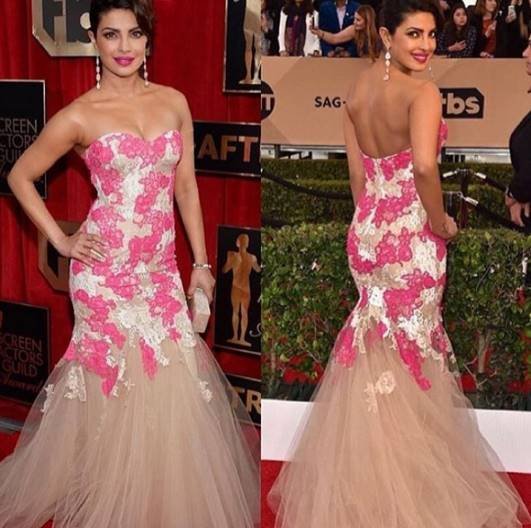 Priyanka Chopra, SAG Awards, Desi Girl Priyanka Chopra, Quantico, 22nd Annual Screen Actors Guild Award, bollywood actress priyanka chopra