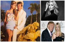 donald trump daughter, ivanka trump, ivanka trump photos, ivanaka sitting on his father lap, donald trump photo, social media, republican candidate donald trump, news in hindi