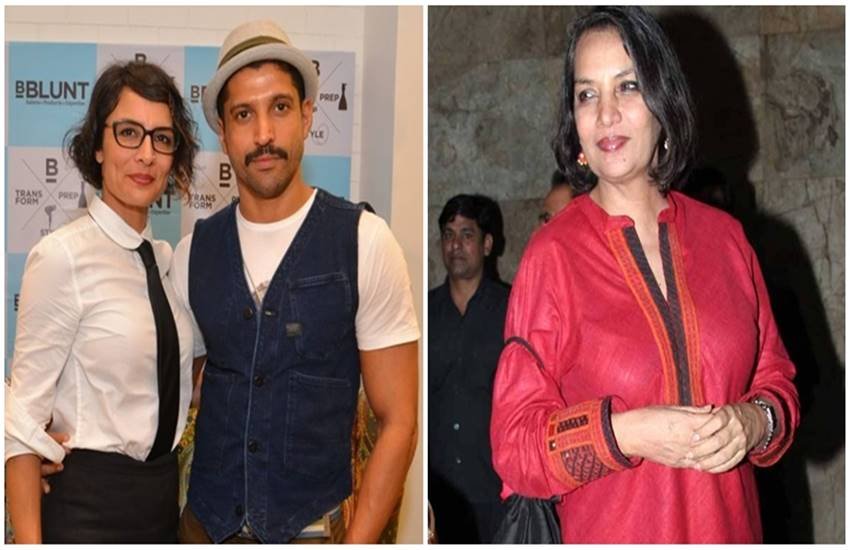 Shabana Azmi, Farhan-Adhuna split, Farhan-adhuna divorce, bollywood, Neerja Shabana Azmi, Farhan-Adhuna split, Farhan-adhuna divorce, bollywood, Neerja