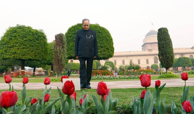 General public today, Mughal Gardens, president pranab mukherjee, Rashtrapati Bhavan