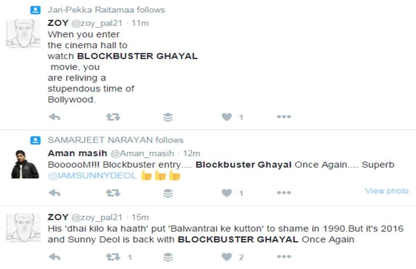Ghayal Once Again, box office report, 14.85 cr in two days, box office collections, BLOCKBUSTER GHAYAL, sunny deol, sunny deol movie, sunny deol films, ghayal once again FACTS, ghayal once again, ghayal, ghayal once again pics, sunny deol movies, sunny deol films, sunny deol upcoming movies, sunny deol news, sunny deol latest news, सनी देओल, घायल वंस अगेन