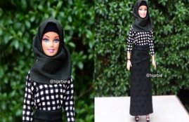 Hijarbie, Barbie, doll, Nigerian Haneefah Adam, Hijarbie doll, hijab, fashion designer,islaam,