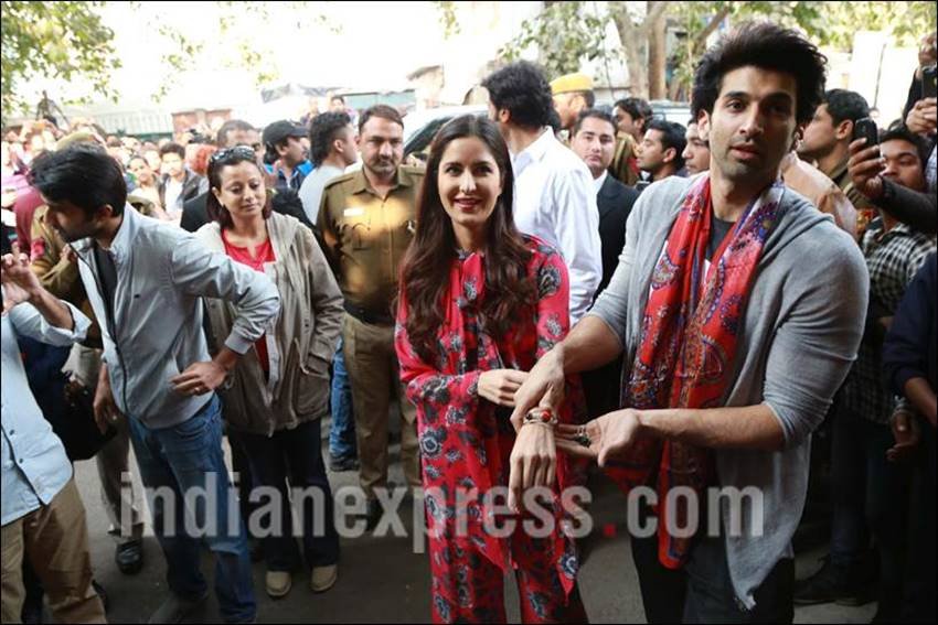Katrina Kaif, Aditya Roy Kapoor, fitoor,delhi janpath, shopping movie promotion