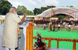 Narendra Modi","Varanasi Lok Sabha constituency","Ravidas temple","Banaras Hindu University","BHU centennial year convocation