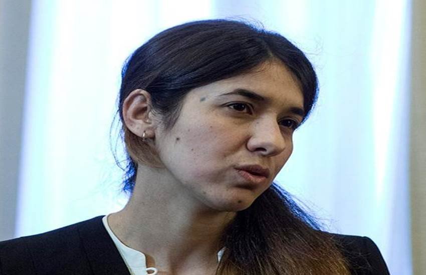 ISIS Rape Survivor,Islamic State,Nobel Peace Prize Candidates,Nobel Peace Prize,Norwegian lawmaker Audun Lysbakken,Nadia Murad,Islamic State sexual slavery,Denis Mukwege, नादिया मुराद, इस्‍लामिक स्‍टेट, यजीदी लड़की, नोबेल शांति पुरस्‍कार उम्‍मीदवार