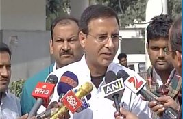 Randeep Surjewala, Randeep Surjewala calls afzal guru ji, congress, congress spokesperson Randeep Surjewala, 2001 Parliament Attack, JNU case, रणदीप सुरजेवाला, अफजल गुरु, कांग्रेस नेता