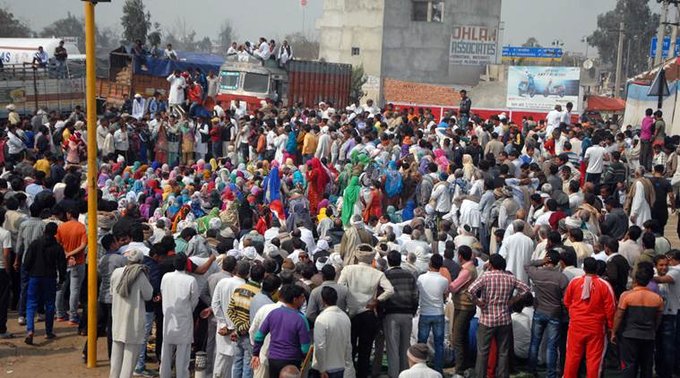 जाट आंदोलन की घोषणा: हरियाणा के 8 जिलों में धारा-144 लागू, मुनक नहर पर सीआरपीएफ की तैनाती
