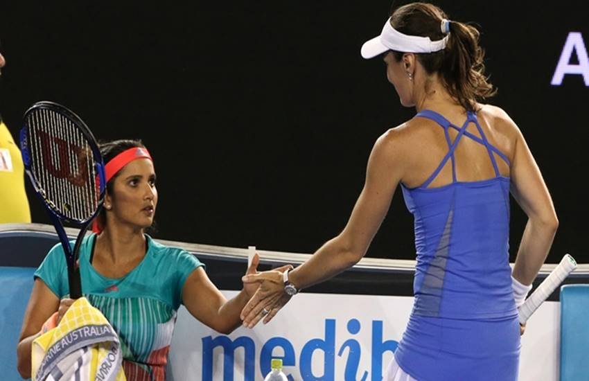 ania mirza, martina hingis, sania martina, sania hingis win, sania hingis duo, qatar open, qatar open updates, sports, tennis news, tennis