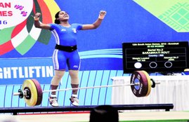 Sag 2016, South Asian Games, Indian weightlifers