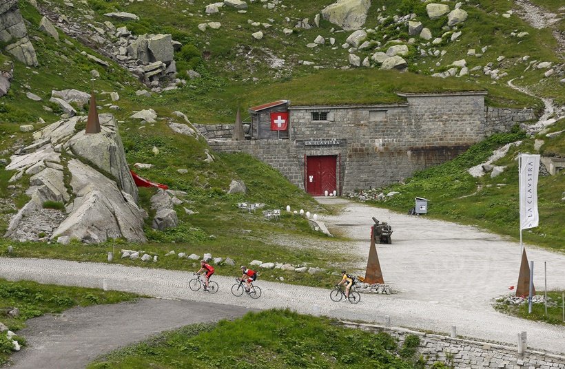 Switzerland, Swiss army bunkers, commercialisation, La Claustra, Deltalis Data Centre, Swiss flag, hotels, cheese, World War II, Axis powers, Alps, National Redoubt, Notloesung, mountains, Gotthard mountain range, Germany