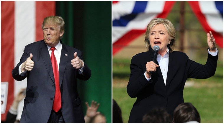 Donald Trump, Republican Party, Hillary Clinton, Democratic Party, US President Elections, Donald Trump vs Hillary Clinton, United States