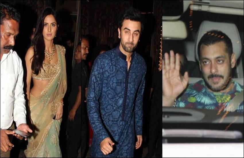 Salman Khan, Sanjay Dutt, Kresha Bajaj's wedding reception, Salman Khan and Sanjay dutt friednship, ranbeer kapoor, shahrukh khan, sanjay dutt jail, entertainment, entertainment news, entertainment hindi news