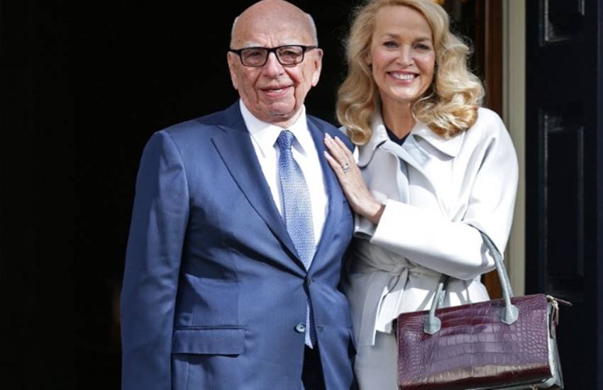 Rupert Murdoch, Jerry Hall, News Corp, marriage, wedding , Rupert Murdoch marries Jerry Hall in London,news, India news,International News,International News in India ,London ,London news