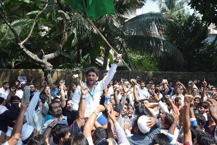 Waris Pathan, Owaisi, bharat mata ki jai, AIMIM, Asaduddin Owaisi, Bharat Mata ki Jai, Maharasthra Assembly, AIMIM MLA suspended, Hail India slogan, Assembly suspends AIMIM MLA