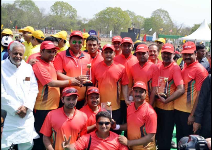 Akhilesh Yadav, cricket match, CM vs IAS Eleven, Dimple Yadav, Akhilesh Yadav Batting, Akhilesh Yadav Bowling, Lucknow