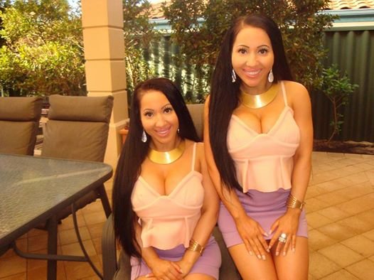 Anna and Lucy DeCinque,Anna and Lucy DeCinque Photos, Insight SBS, Twins, twins share boyfriend, Ben Byrne, pregnancy, Perth, identical twins, share boyfriend, vowed pregnant, twins share everything, ben byrn