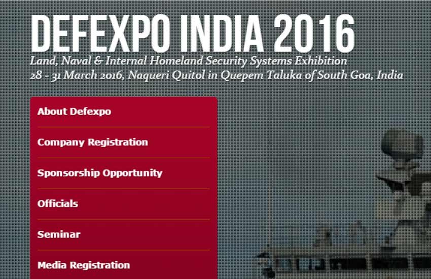 defexpo india 2016, defexpo india, defexpo 2016, Goa, Defence Ministry