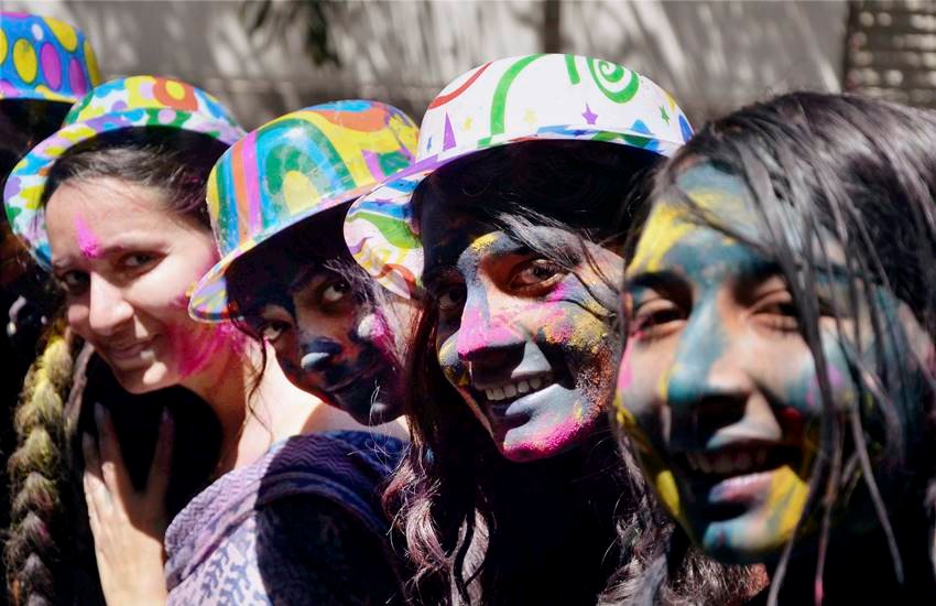 Holi celebration, Holi celebration 2016, Holi in Kolkata, Holi Celebration in India, Holi in Bhopal, Holi in Ahmedabad, Holi in Shimla, Holi in Agartala, Holi in Santiniketan, Holi in jaipur, Holi 2016, Holi Images, Holi Songs, Holi Wishes, Holi Celebration in Kolkata, Holi Celebration in Jaipur, Holi Celebration in Bhopal, Girls Holi Celebration, Tourist Holi Celebration, Holi Celebration in North East