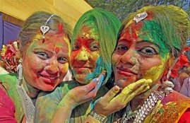Pegasus, spring fever, flower, colors, holi, jansatta article