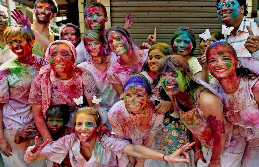 Holi celebration, Holi celebration 2016, Holi in Kolkata, Holi Celebration in India, Holi in Bhopal, Holi in Ahmedabad, Holi in Shimla, Holi in Agartala, Holi in Santiniketan, Holi in jaipur, Holi 2016, Holi Images, Holi Songs, Holi Wishes, Holi Celebration in Kolkata, Holi Celebration in Jaipur, Holi Celebration in Bhopal, Girls Holi Celebration, Tourist Holi Celebration, Holi Celebration in North East