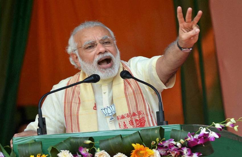 Narendra Modi, Narendra Modi Assam Rally, Congress, Modi in Assam, Manmohan Singh, Narendra Modi News, Narendra Modi Lates News, Assam Polls