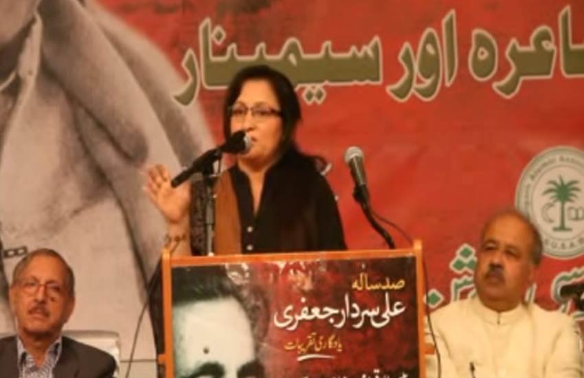 Nusrat Mehdi, women's dignity, colour of undergarments, saffron undergarments, poet Manzar Bhopali, Mahila Police Station, women commission, Madhya Pradesh Urdu Academy secretary, Chairman, नुसरत मेहदी, मध्‍य प्रदेश उर्दू अकादमी, मंजर भोपाली