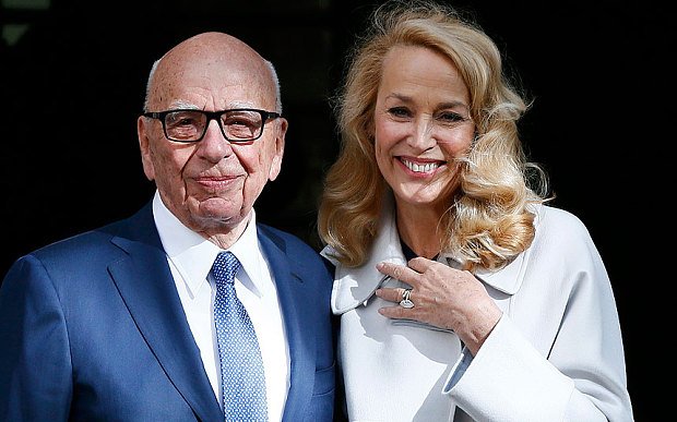 Rupert Murdoch, Jerry Hall, News Corp, marriage, wedding , Rupert Murdoch marries Jerry Hall in London,news, India news,International News,International News in India ,London ,London news