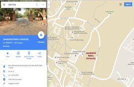Google Maps search, anupam kher, arnab goswami, JNUSU president, Umar Khalid, Anirban Bhattacharya, anti national, JNU ROW, Google Maps, Search result, Jawahar Lal Nehru University, Kanhaiya Kumar, JNU, Sedition, Anti-national, PICTURES OF TOP MOST CRIMINALS, NIGGER HOUSE