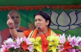 Smriti Irani, Smriti Irani in Assam, Smriti Irani Assam Rally, Congress, Assam Polls, assam Assembly Polls, Assam