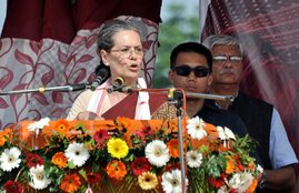 Sonia gandhi, assam Rally, Sonia Gandhi Assam, Narendra Modi, Sonia Target BJP, Assam Polls, Assam Assembly Polls, Assam