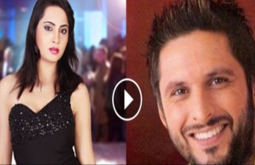 arshi khan model, india shahid afridi, Arshi Khan, Indian Model Arshi Khan, Arshi Khan New Video, Video Message To Shahid Afridi