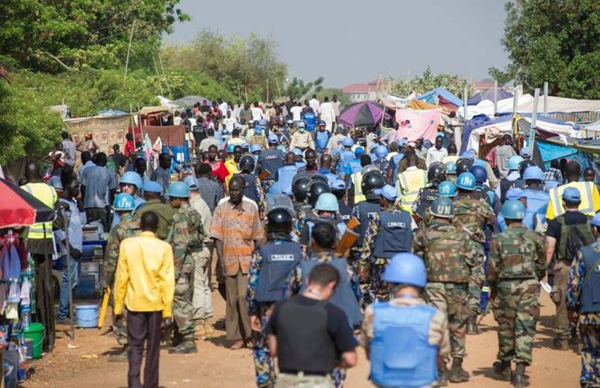 South Sudan, UN, United Nations, world news, attack, fire