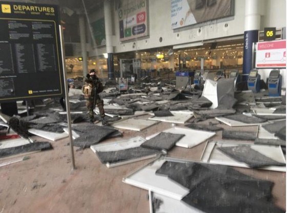 Brussels airport , Two explosions hit Brussels airport, several casualties reported,news, India news,International News,International News in India ,Brussels, update, latest news