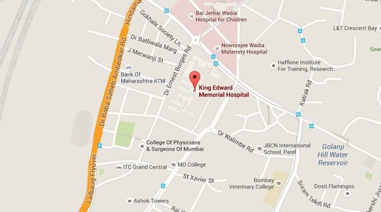 KEM Hospital, hospital toilet, heart stroke, heart stroke toilet, mumbai hospital heart stroke, mumbai news, india news