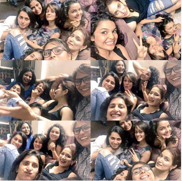 Vidya , Malvade, Shilpa, Shukla, Shubhi, Mehta, Chitrashi, Rawat, Wedding, Chak, De , India, Tanya , Abrol, Arya, Menon, reunion chak de girls, विद्या, शिल्पा शुक्ला, चक दे, चक दे गर्ल्स रियुनियन