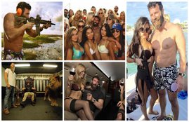 Dan Bilzerian, Dan Bilzerian photos, Dan Bilzerian instagram, instagram king, bicycle race, Bilzerian, challenge of lifetime